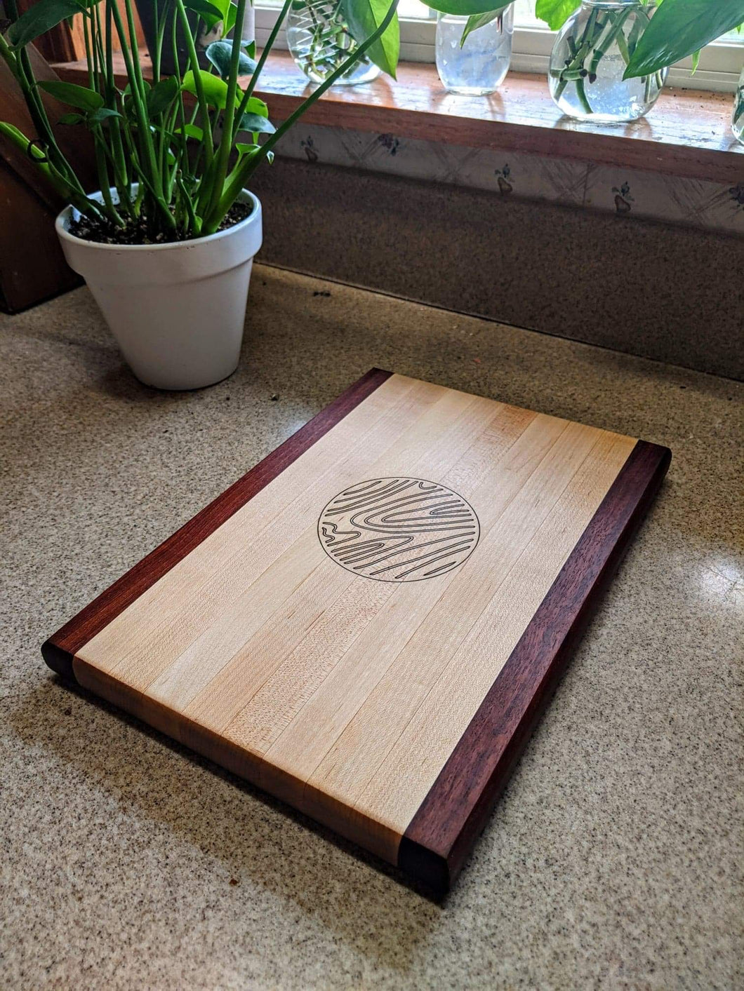 Maple & Granadillo Cutting Board (Small)